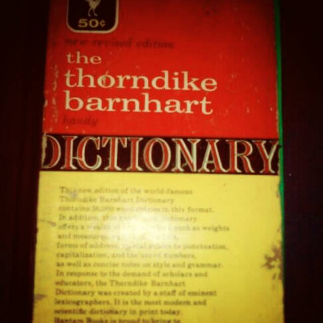 The Thorndike Barnhart Dictionary