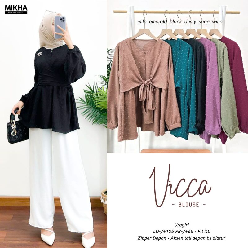 VICCA BLOUSE BY MIKHA