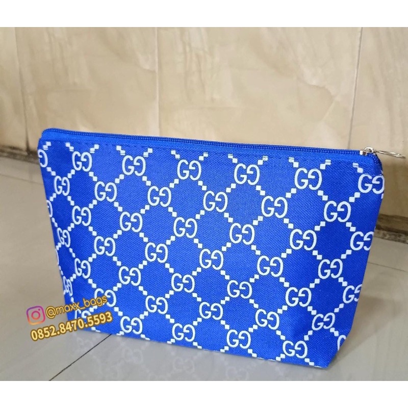 Dompet blue motif
