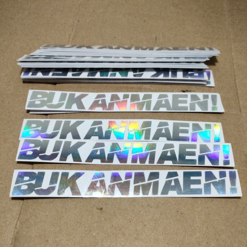 Stiker Bukan Maen! Cutting