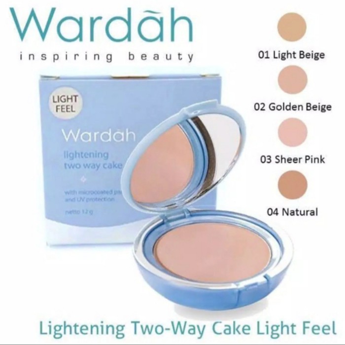 wardah lightening two way cake