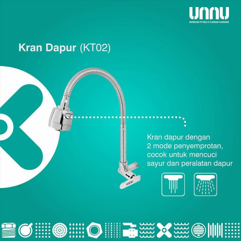 kran dapur unnu kt02
