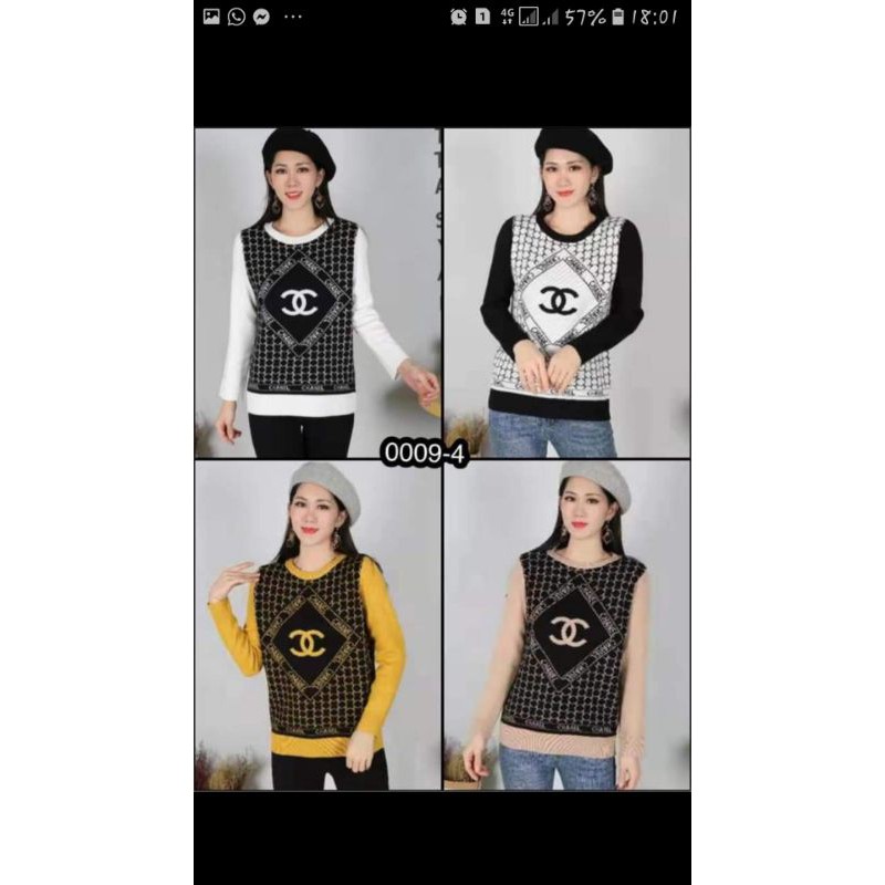 atasan rajut import