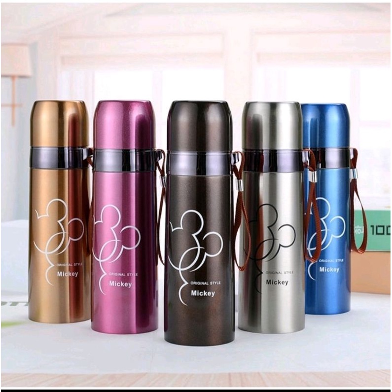 TERMOS AIR PANAS MICKEY [GRATIS BUBBLE] BOTOL MINUM