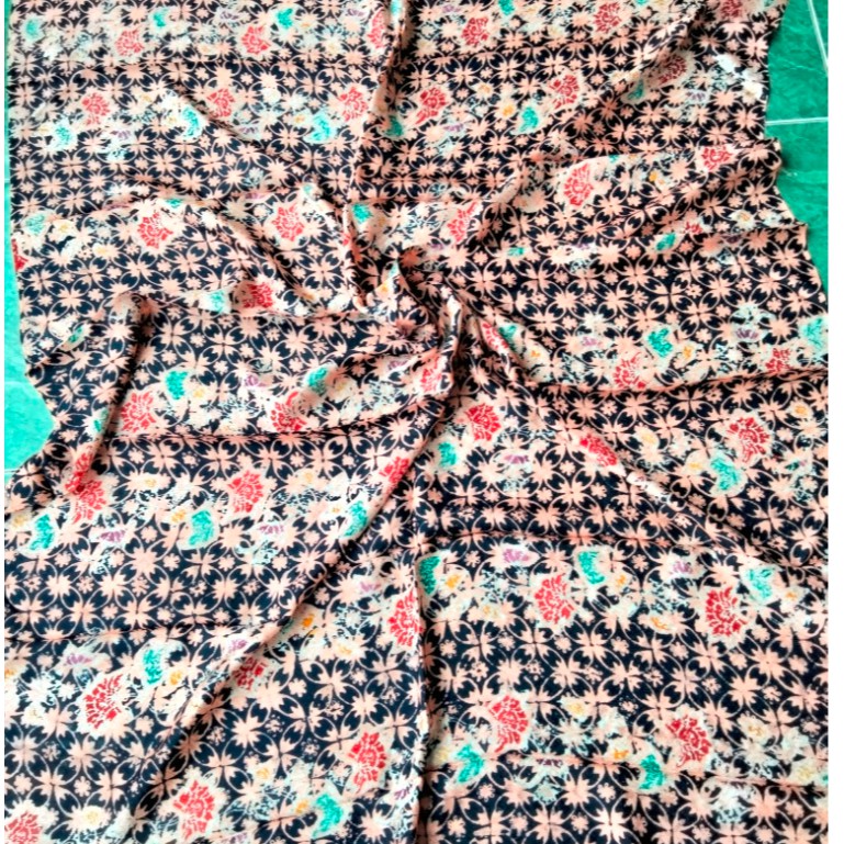 KAIN BATIK VISCOSE MAWAR PELET