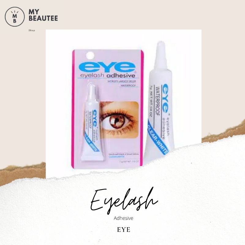 Adhesive Eyelash Eye Clear White