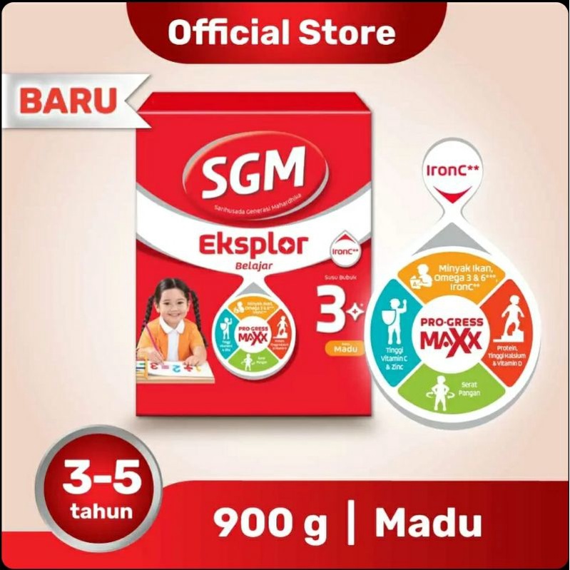 SGM Eksplor 3+ Madu 900gr