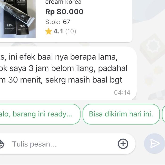 ♢ Terbaik CS lab Proasegis anastesi 75% ✾