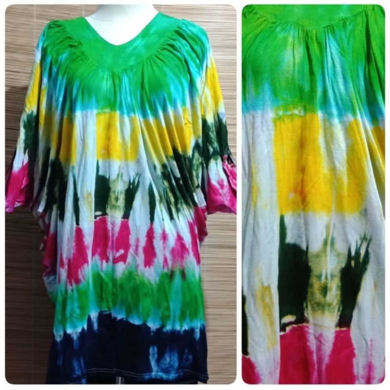 Blouse kaos jumputan