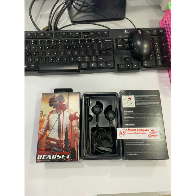 Headset HF gaming+Mic microfon