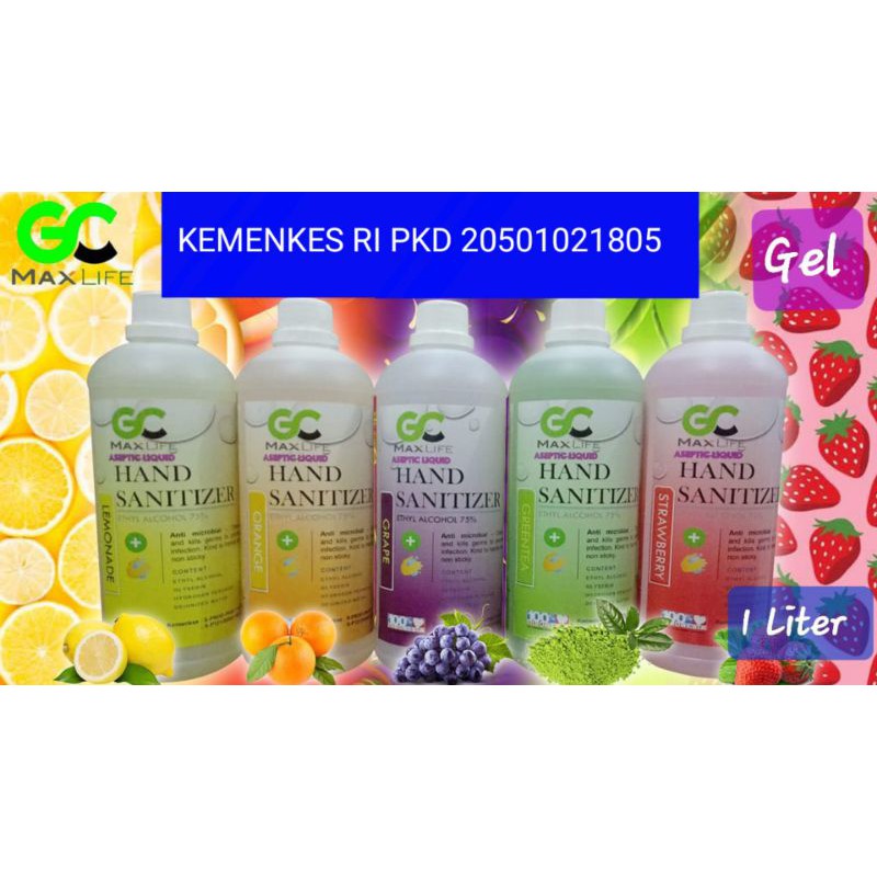 Sanitizer Gel 1liter