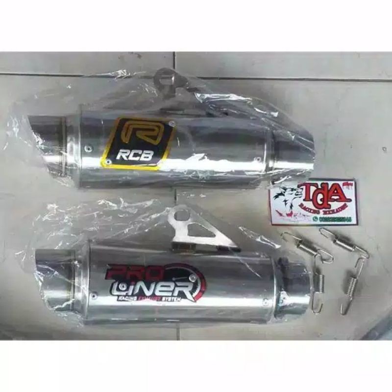slincer knalpot racing rcb