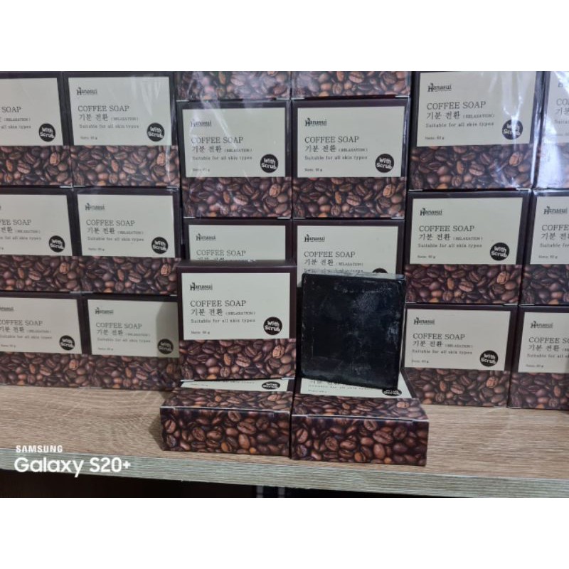hanasui soap coffe