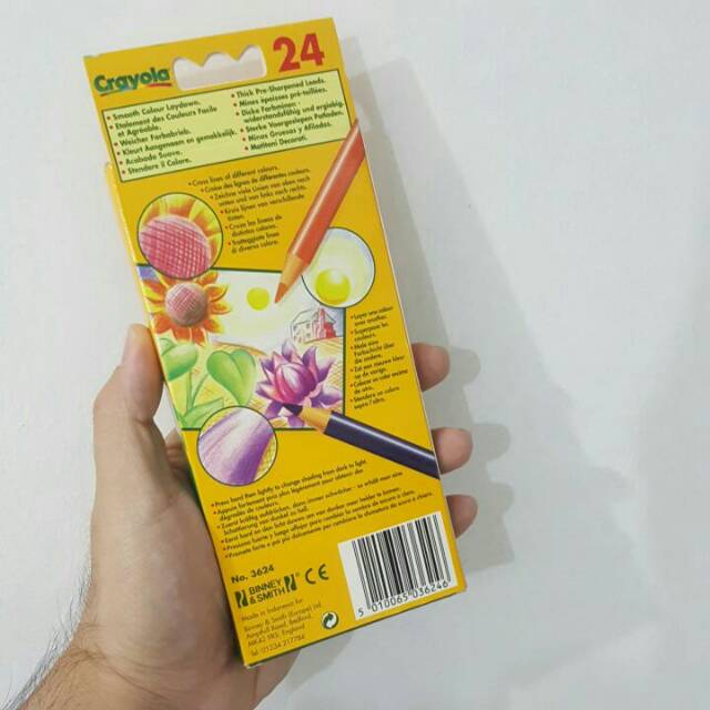 ORIGINAL CRAYOLA 24 WARNA