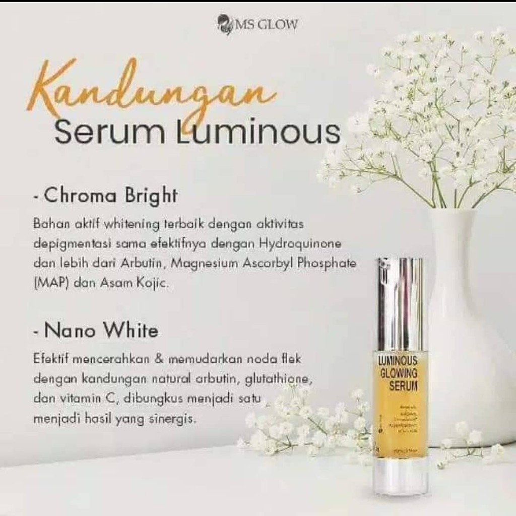 luminous glowing serum