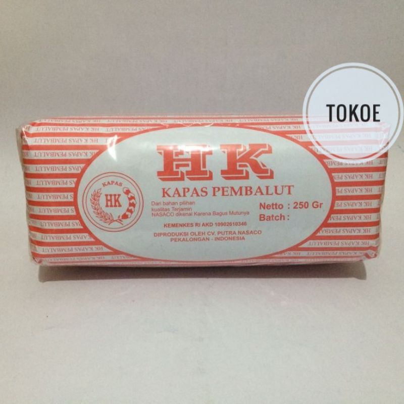 kapas pembalut 250gr