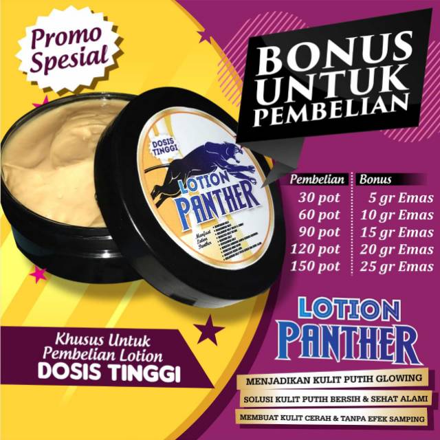 LOTION PANTER DOSIS TINGGI