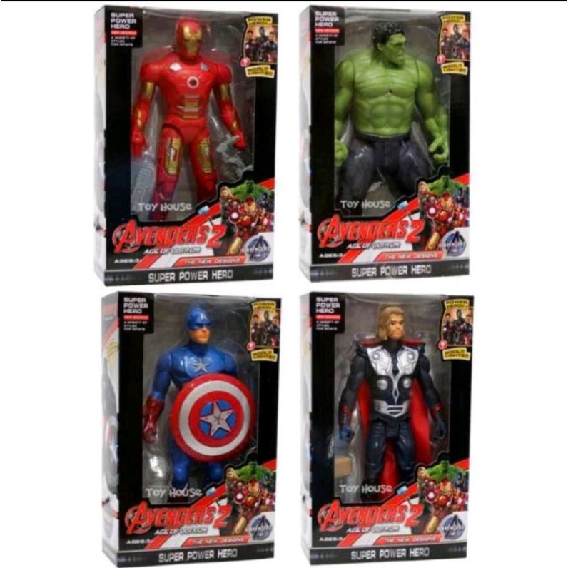 MAINAN ANAK ROBOT AVENGERS 4PCS