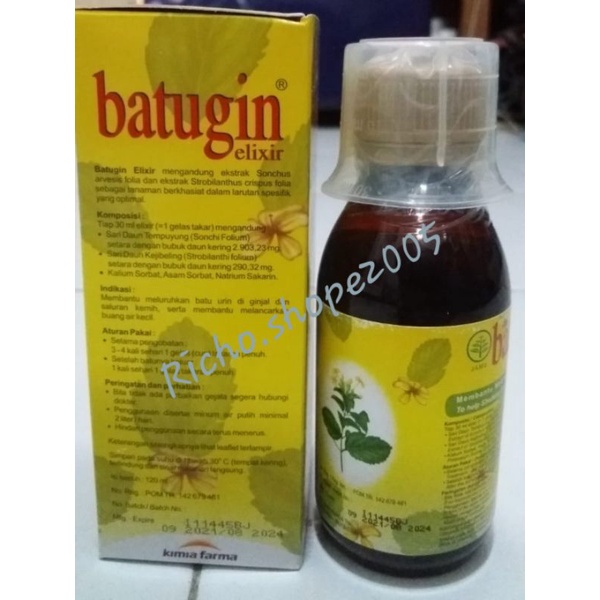 Batugin Elixir 120 ml//300 ml exp Feb 2027