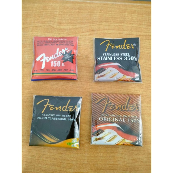 Senar gitar Fender string nylon nilon set