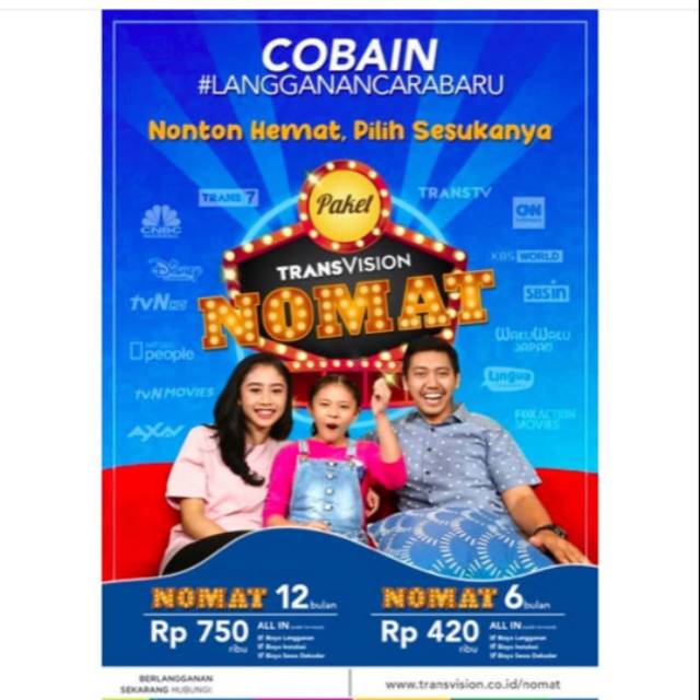 Transvision paket nomat