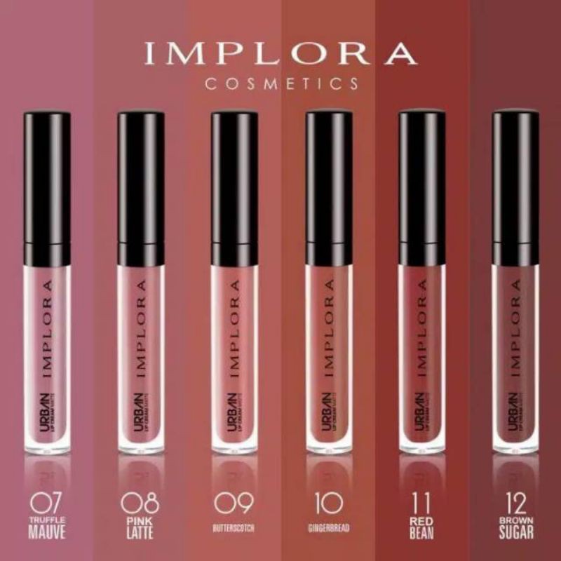 IMPLORA Urban Lipcream Matte 1-9