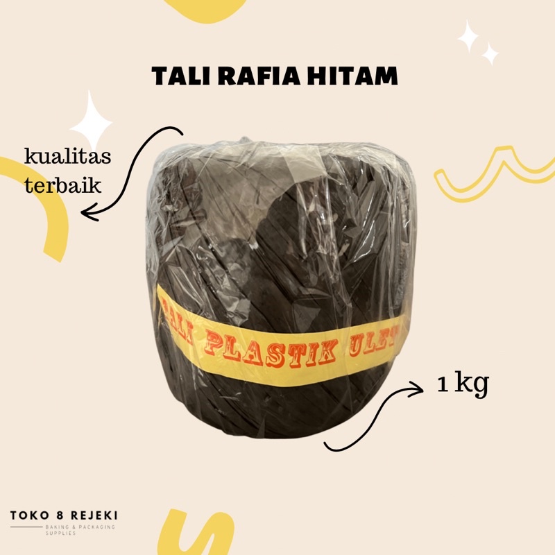 RAFIA HITAM 1 KG