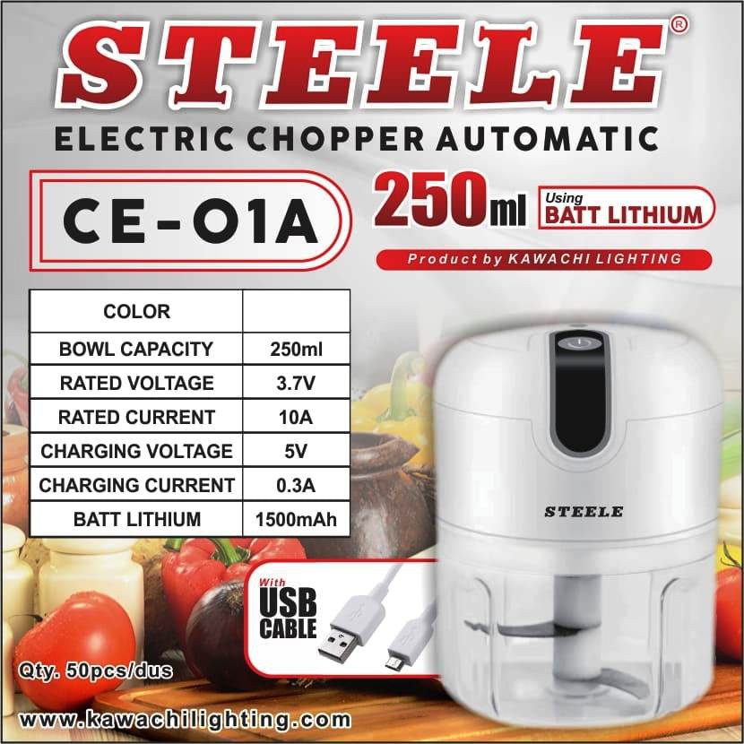 Electric Food Chopper  Automatic STEELE CE-01A 250ml