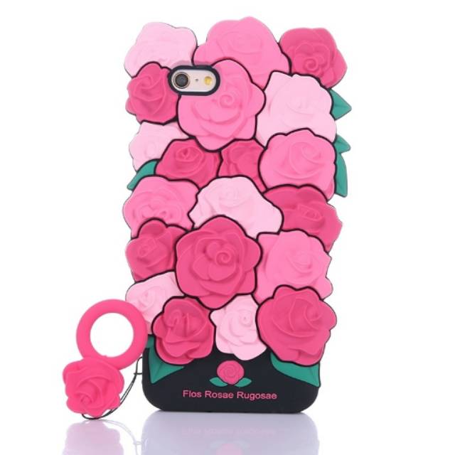 CASE I PHONE 6PLUS 6SPLUS 7 3D FLOWER