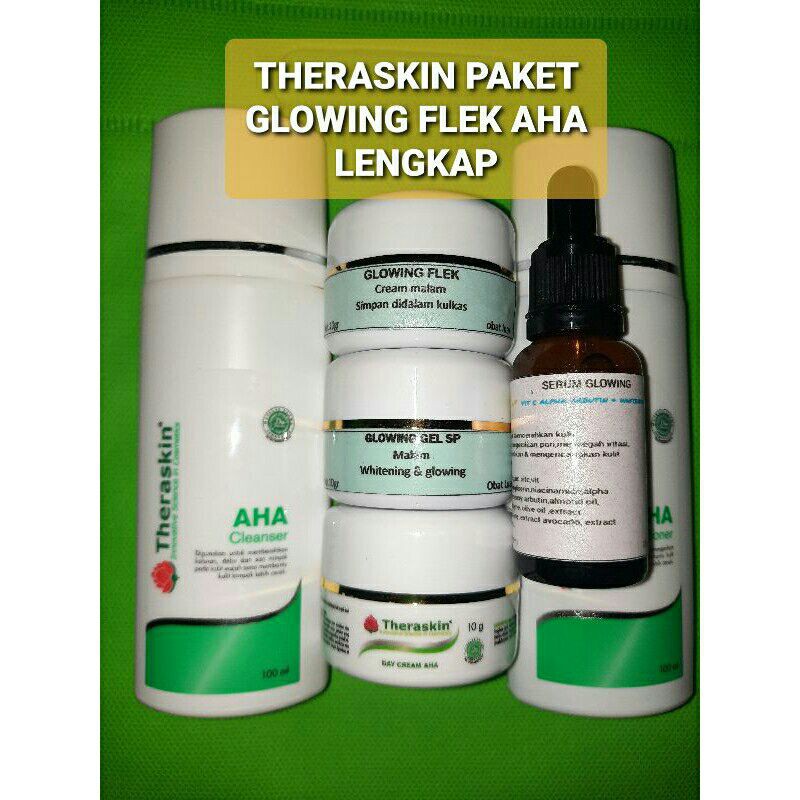 Theraskin paket glowing flek lengkap
