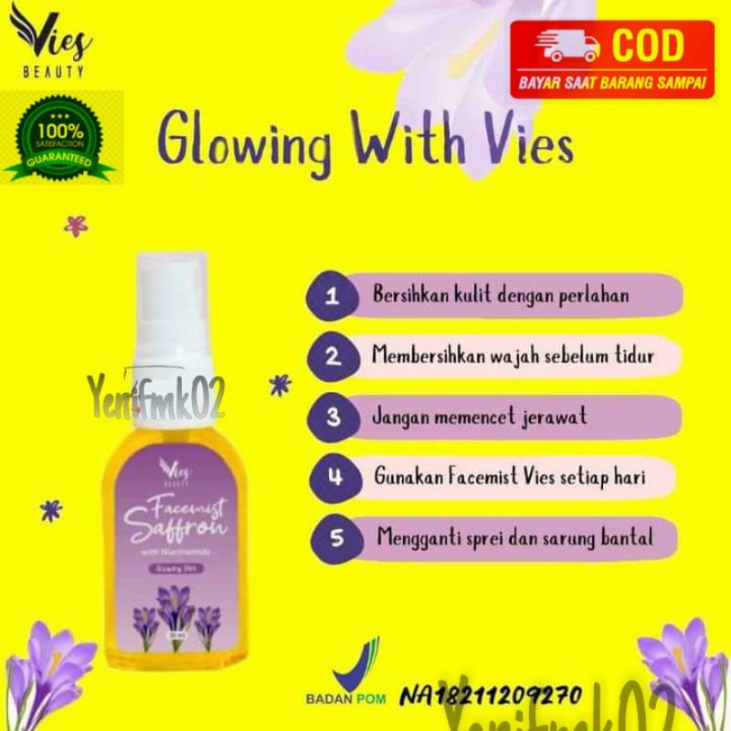 Facemist Saffron BPOM