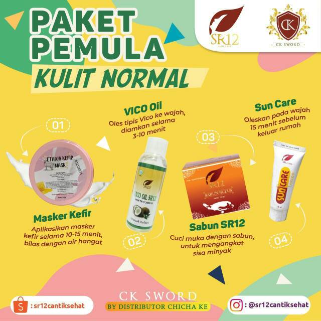 Paket pemula komplit untuk kulit normal