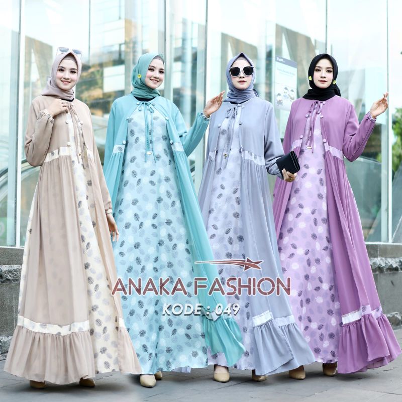 one set motif gamis
