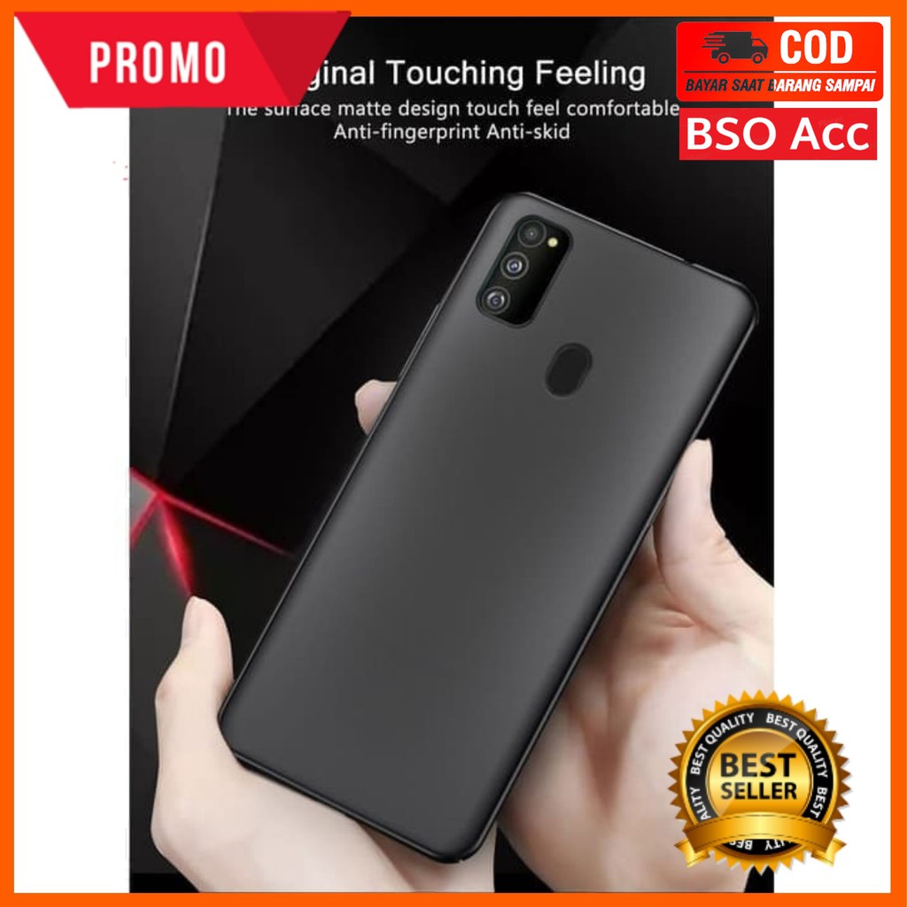 Samsung M30s Soft Case Slim Black Matte