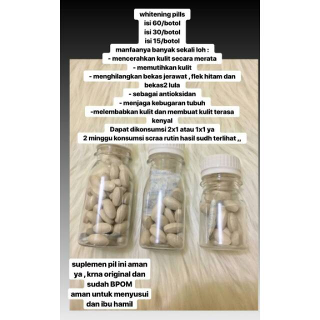 Whitening Pil isi 30 tablet