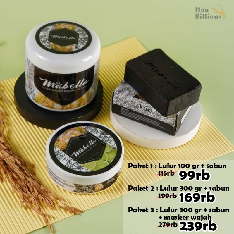 Paket 1 lulur bedda lotong