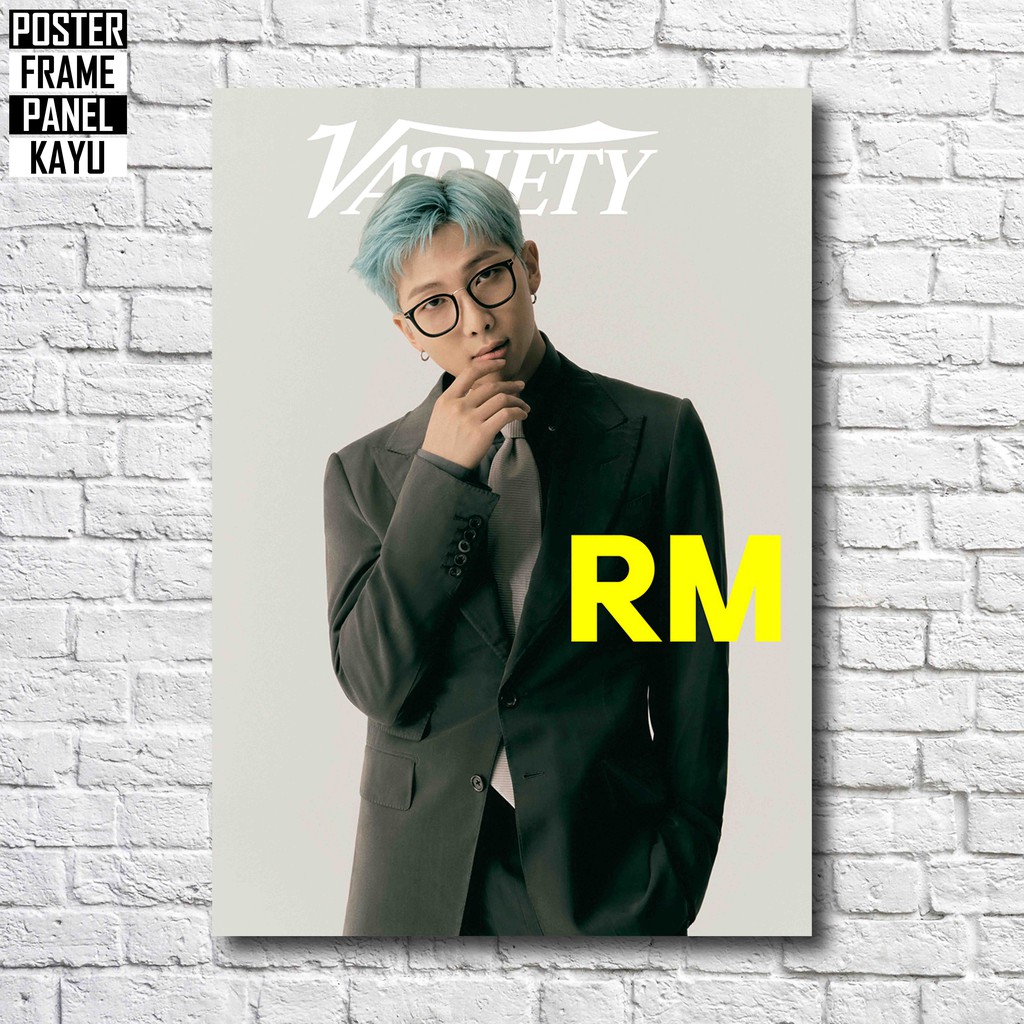 Poster BTS RM Variety Frame Kayu Solid A4 RM088