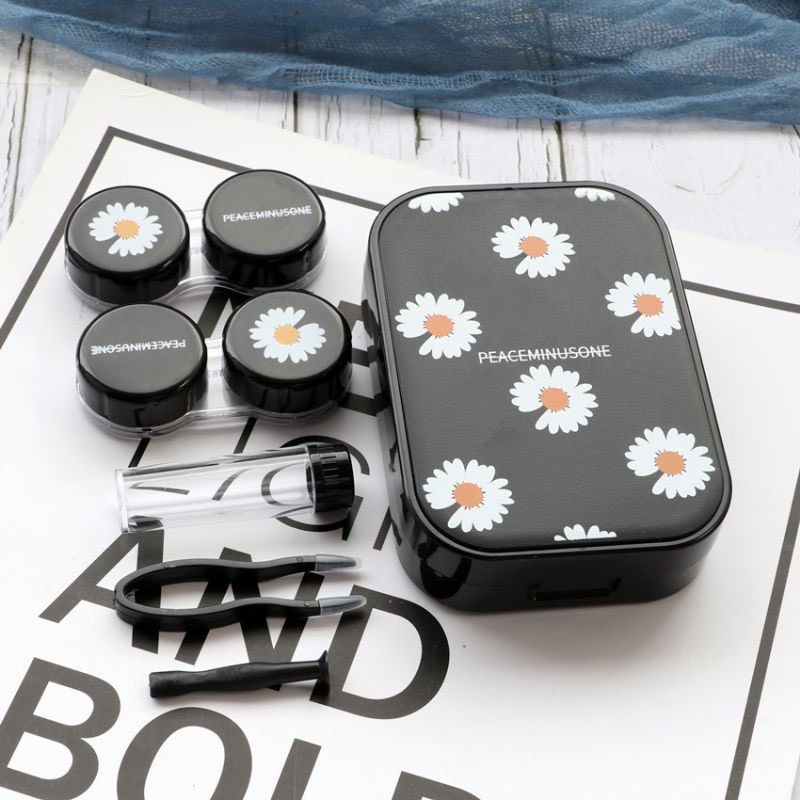 TEAVELKIT TWO IN ONE TEMA BLACK DAISY