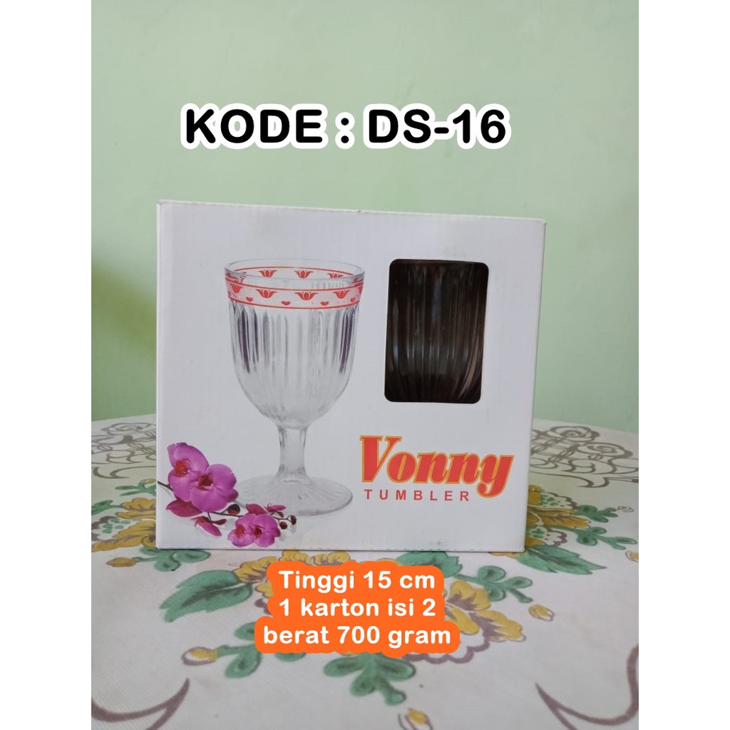 GELAS KACA TANGKAI MURAH