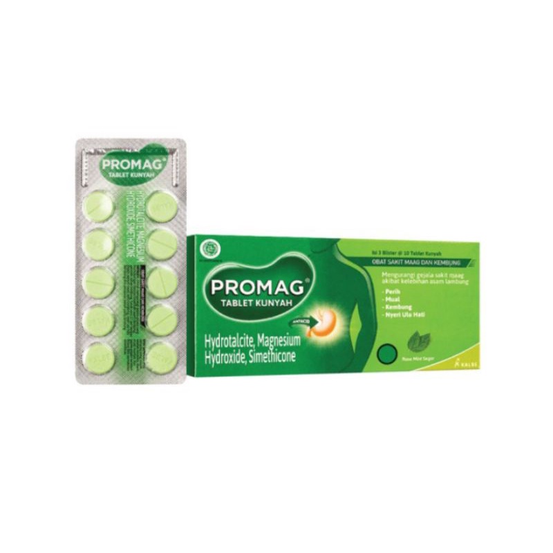 Promag Tablet Kunyah (1 Blister)
