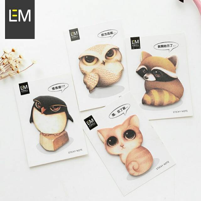 Little Animal Sticky Notes Post-its