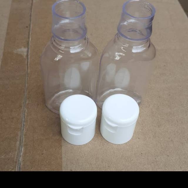 Botol toner 30 ml tutup putih