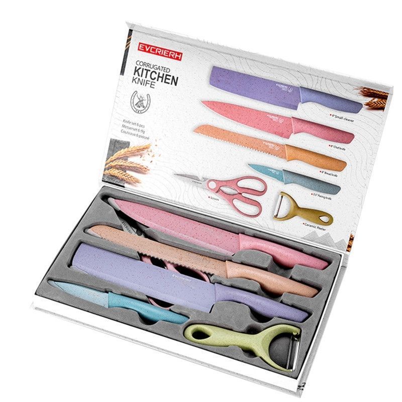 Pisau Dapur Set Jerami 6 Set