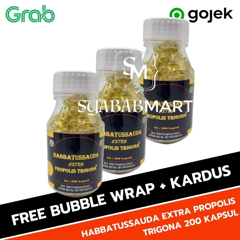 Habbatussauda Extra Propolis Trigona 200 Kapsul