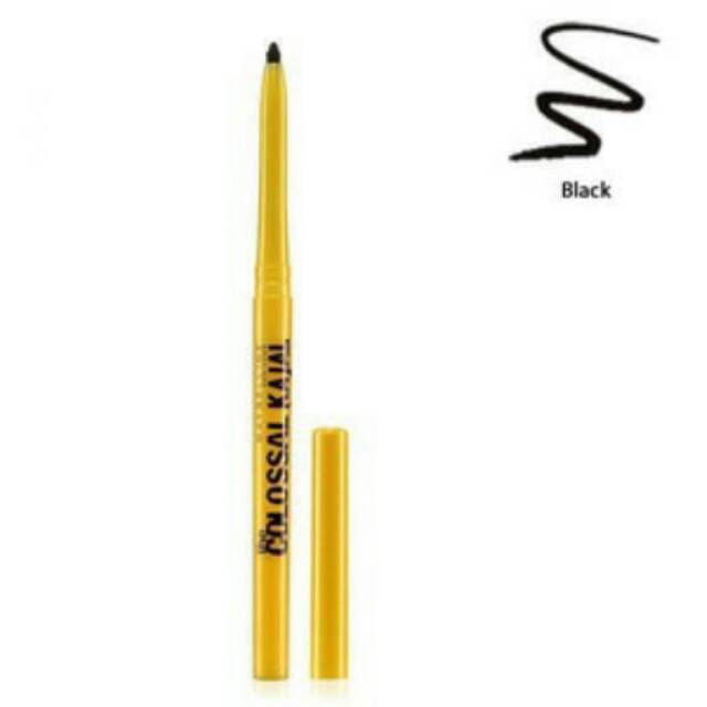 Maybelline colossal kajal hitam putar