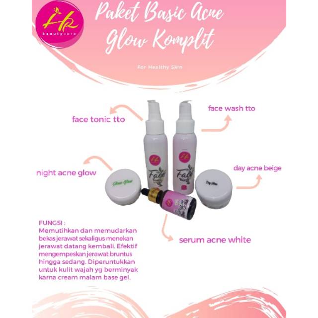 Paket acne glow plus serum