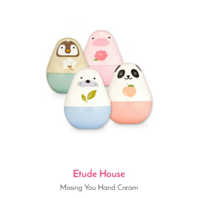 Missing you hand cream,  Etude House