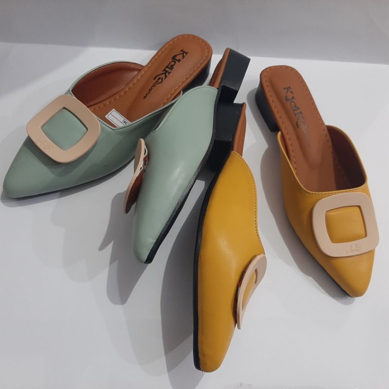 SENDAL PANCUNG/MULE LOAFER FLAT CEWEK