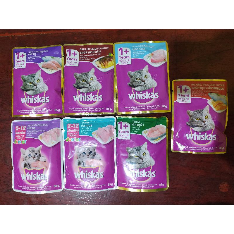 whiskas pouch / sachet 85g