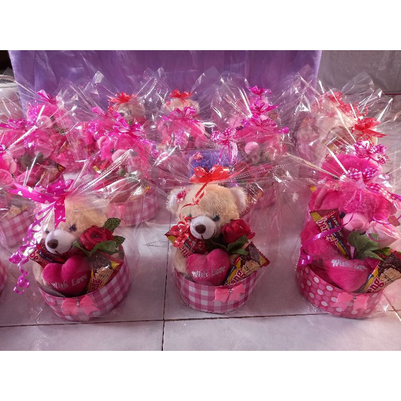 parcel boneka valentine